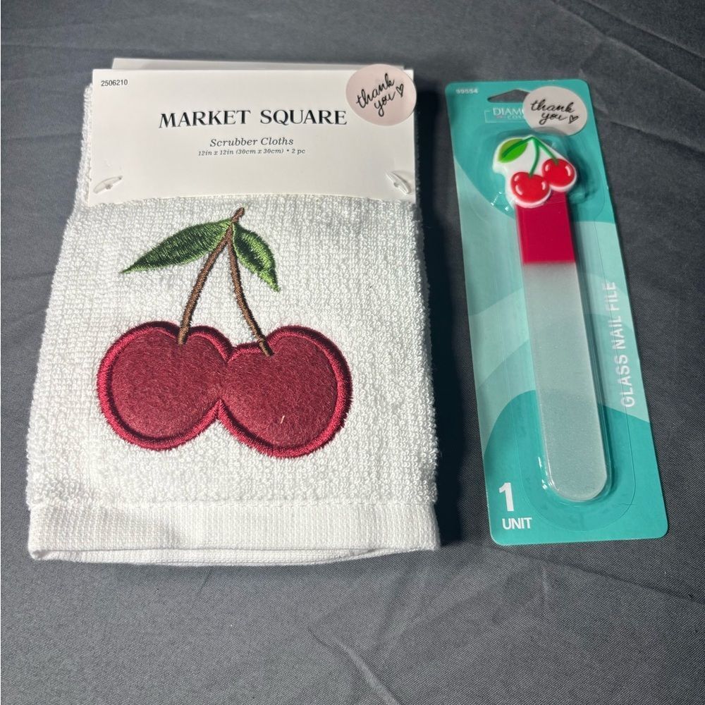 2 pc New Cherry Themed Bundle NWT